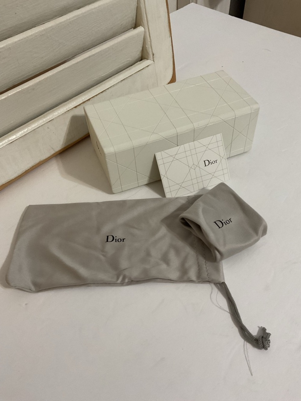 Dior Sunglass Case Pouch & Microfiber Sleeve Set